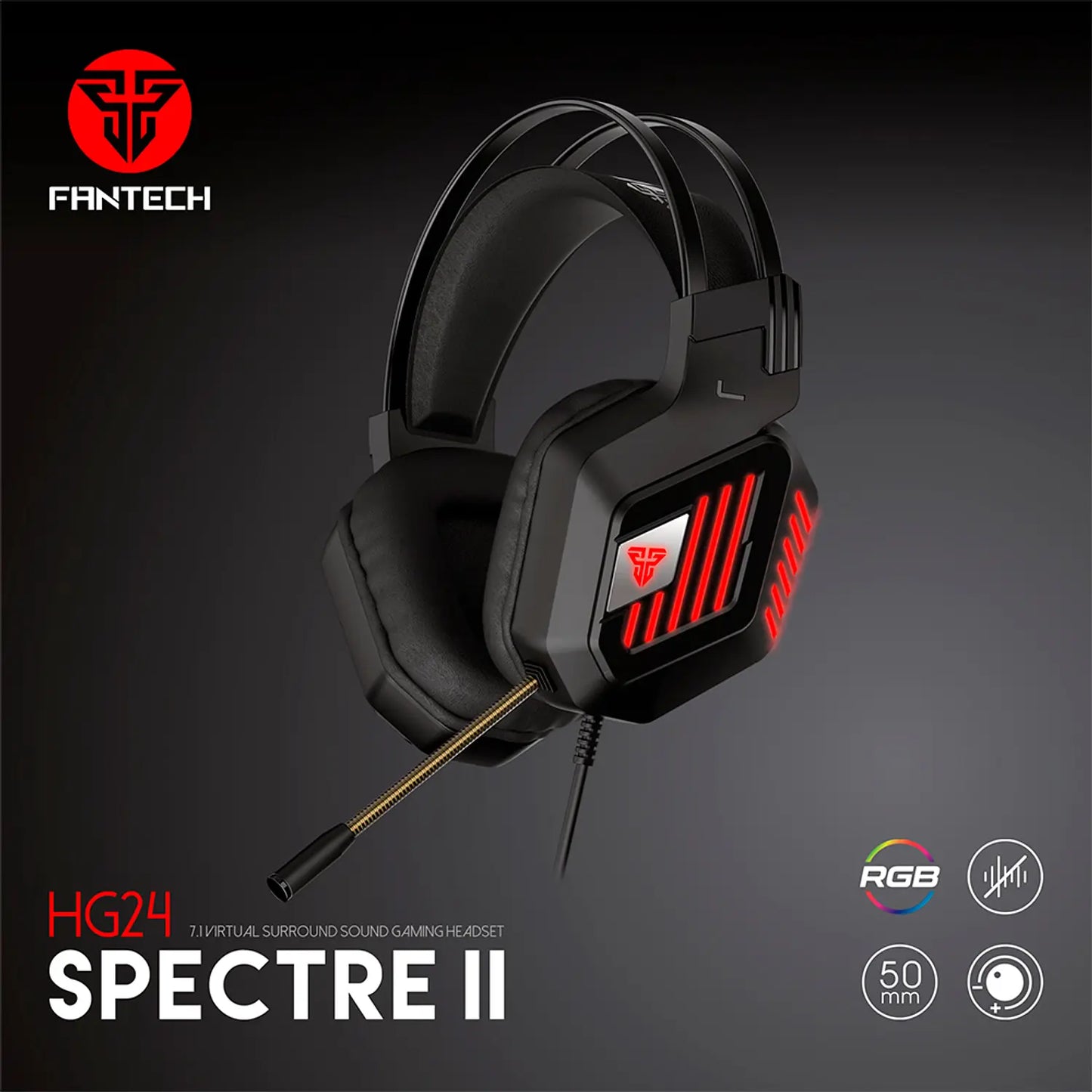 AUDIFONO ALAMBRICO GAMER HG24 SPECTRE II