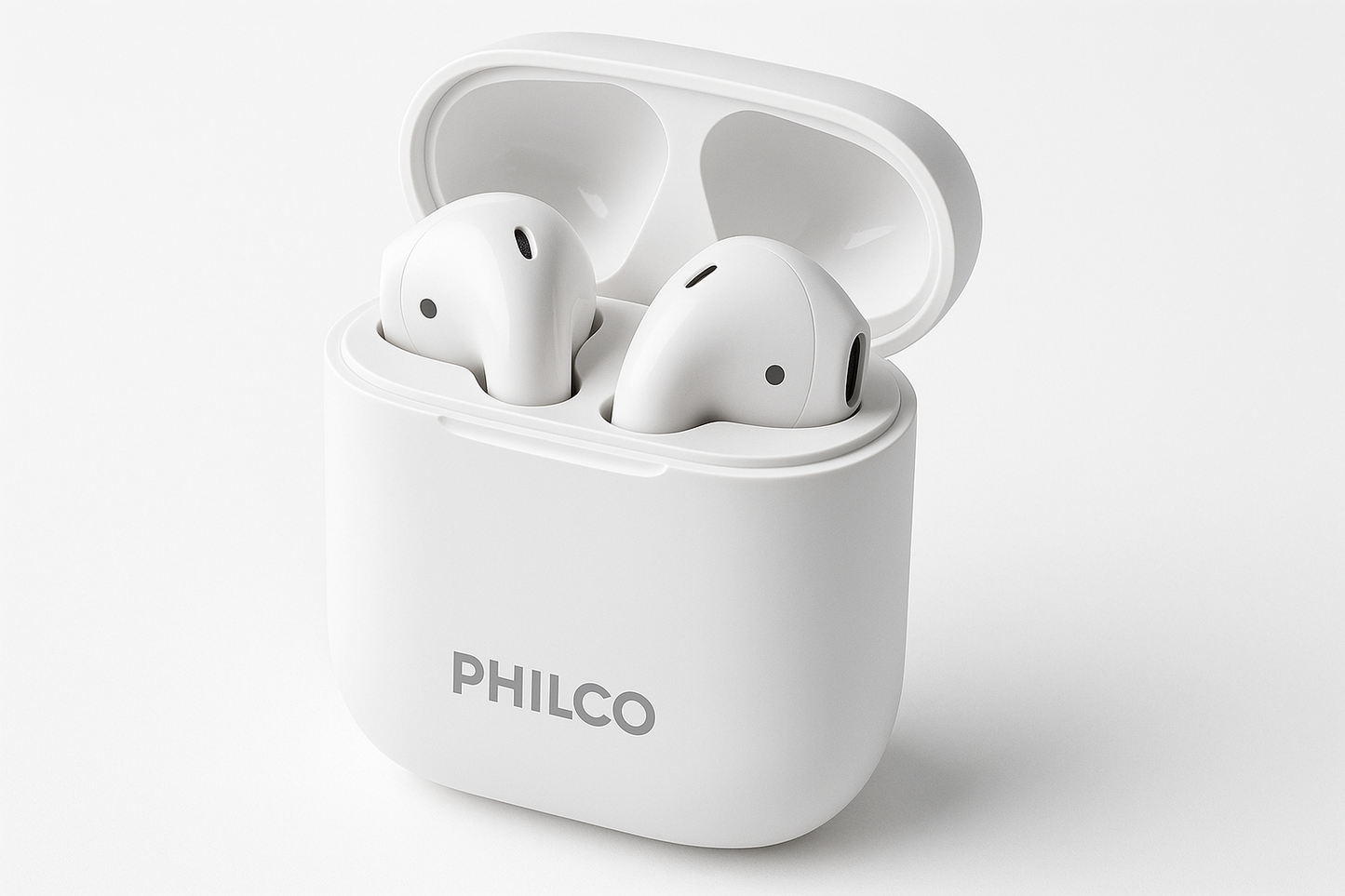 tws earbuds mini philco blancos
