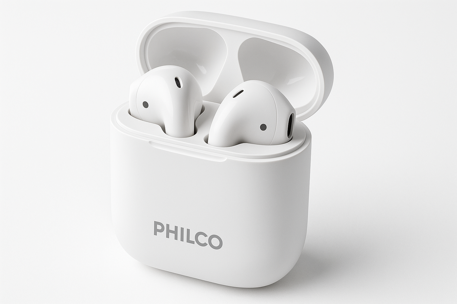 tws earbuds mini philco blancos